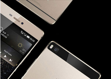 White Metal Smartphones With 5 Inch Screens MT6572 Dual Core Android 4.4 P8